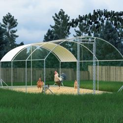 6x3x2 m large chicken coop (19.69 x 9.84 x 6.56 ft)