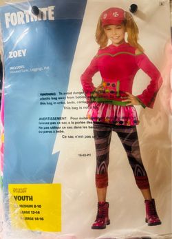 Fortnite Zoey Kids Halloween Costume