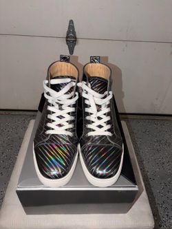 Christian Louboutin Men's High Top Lace-Up Sneakers