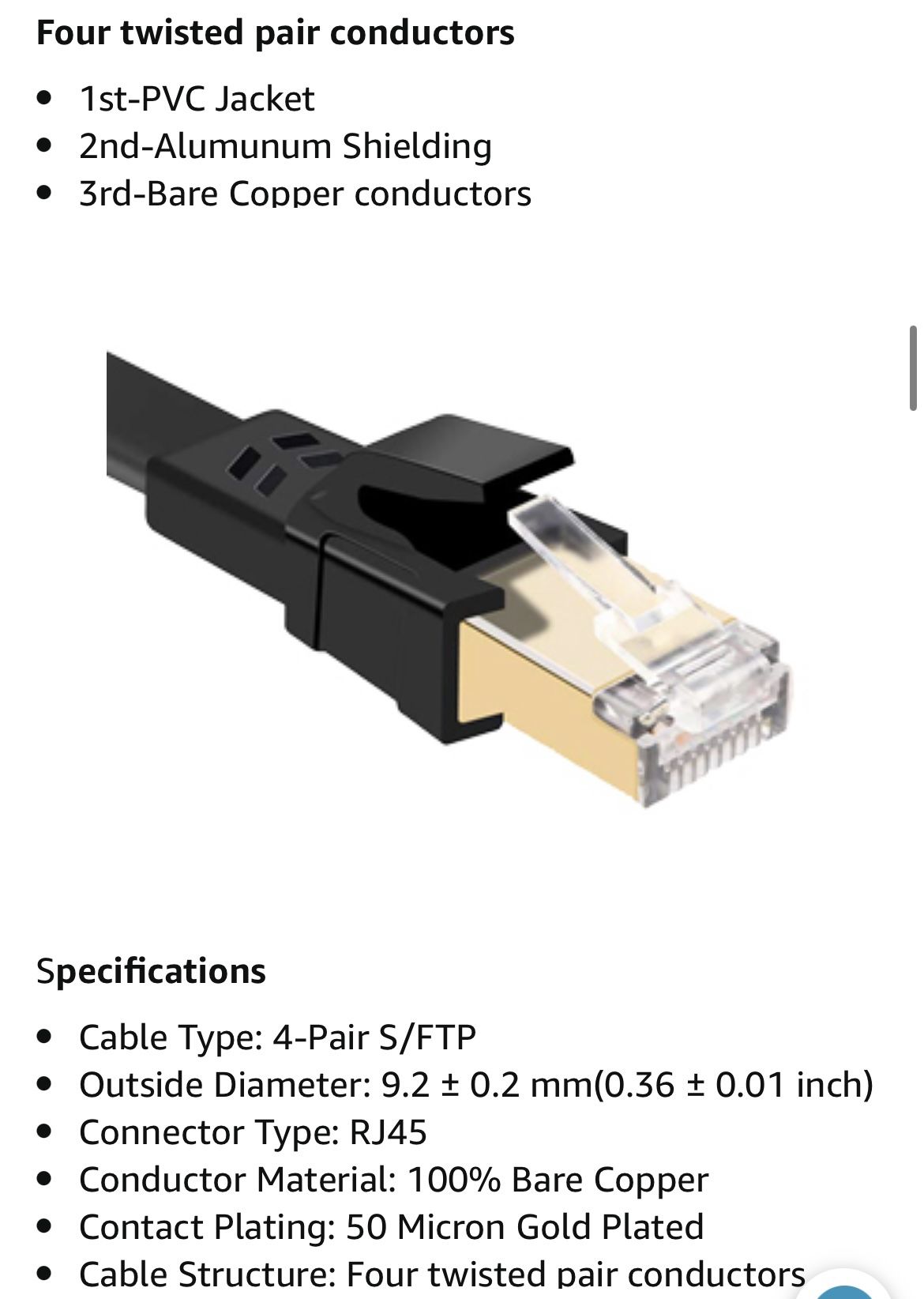 Ethernet Cable  - 25 Feet
