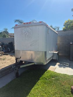 enclosed trailer 2007 6x10 no paper work