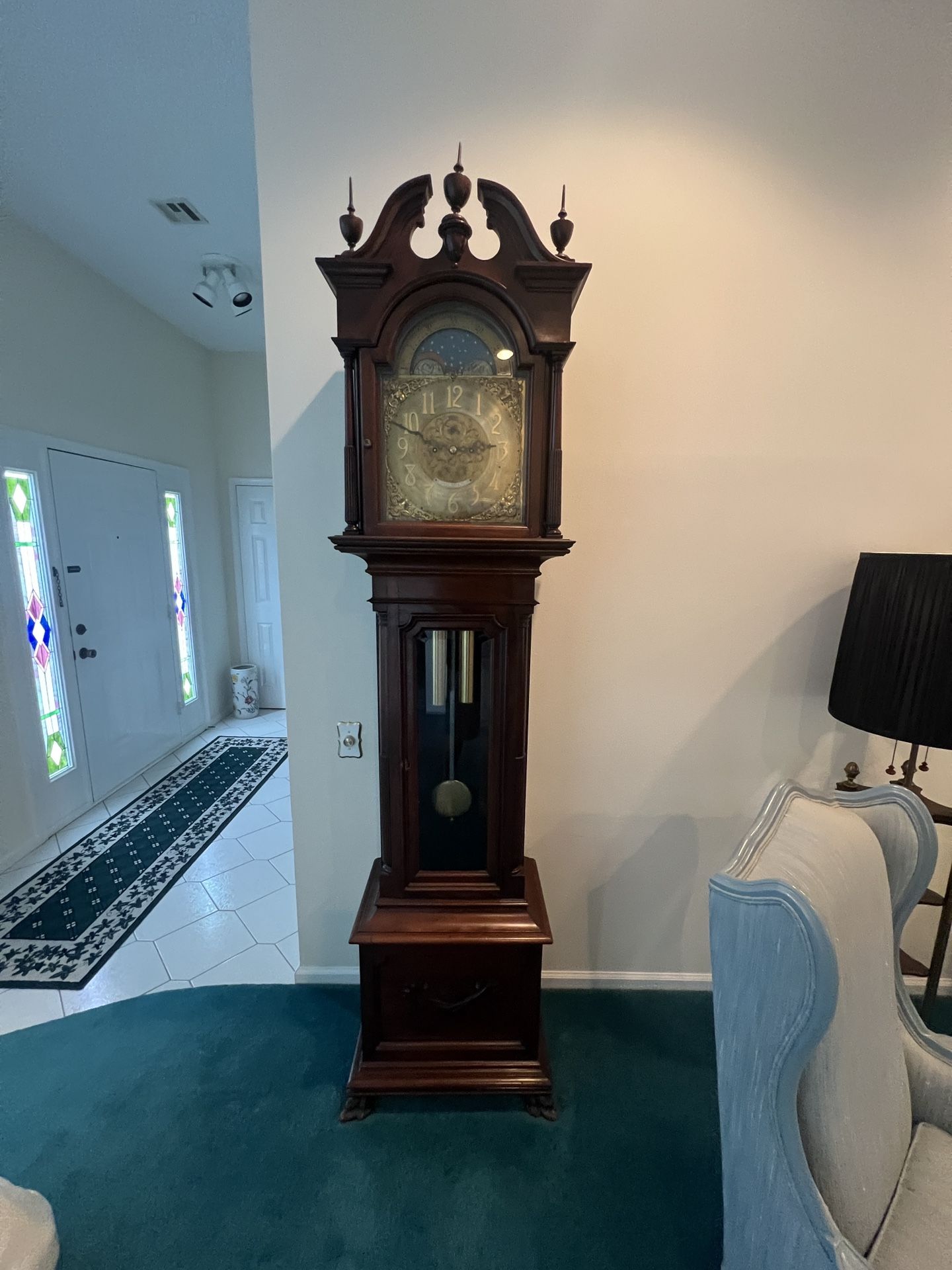 9ft Antique Grandfather Clock