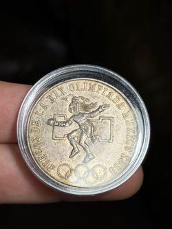 Beautiful 😍! 1968 Mexico Olympic 25 Pesos Silver Coin – .720 Silver – Mexico City Olympics !