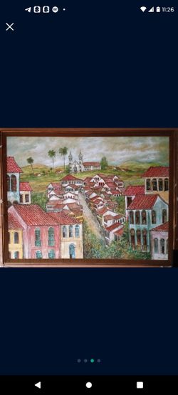 Vicente Carneiro 49"w x 37"H (1970) Oil