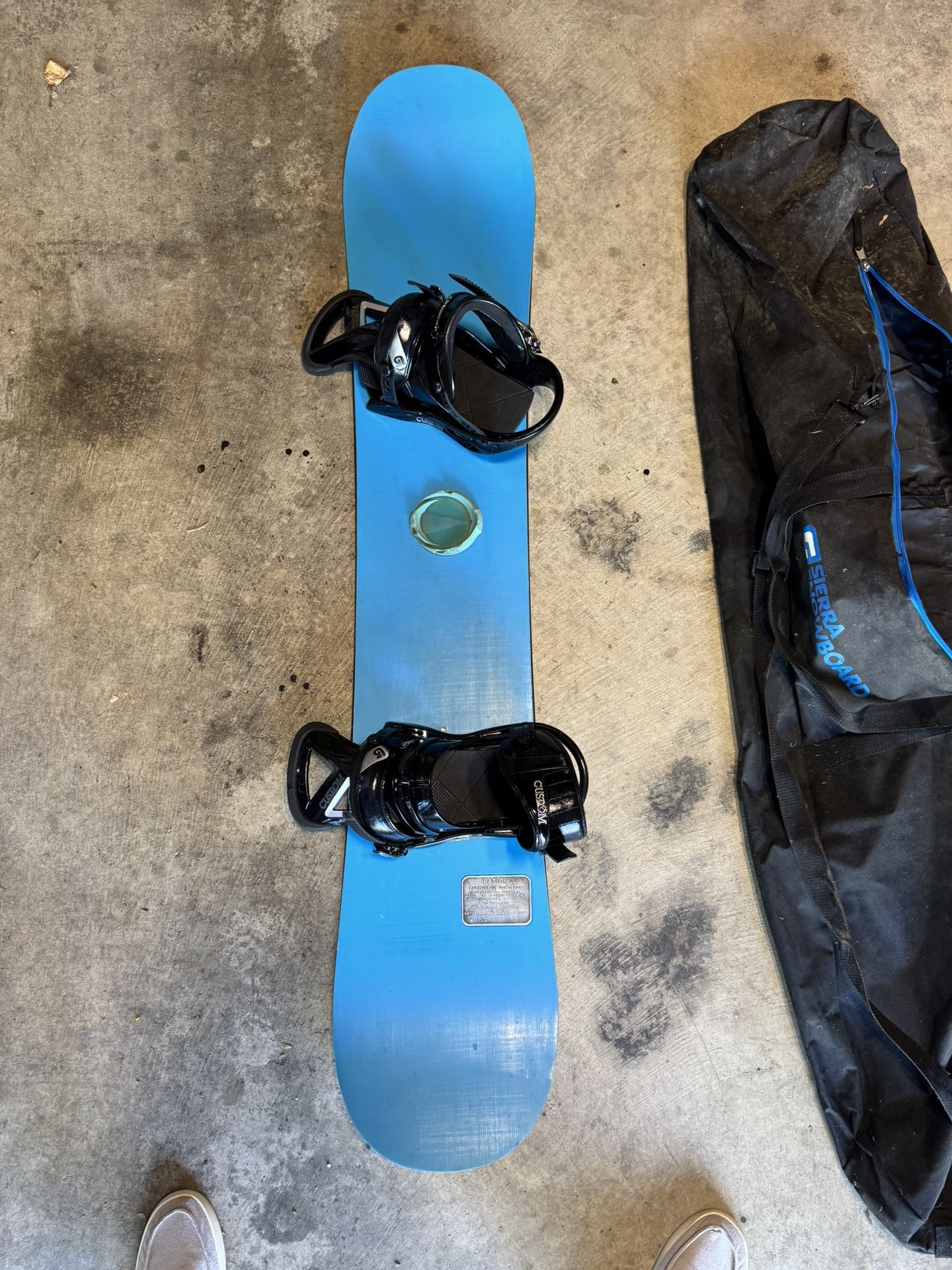 Burton Ration Snowboard Set Complete Board Size 155 Boot Size 11 men’s
