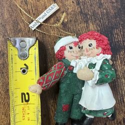 Vintage Raggedy Anne Ann and Andy Ornament just $5 