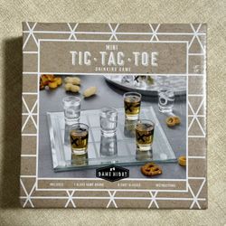 Mini Tic-Tac-Toe Drinking Game – Open Box, Never Used – $15