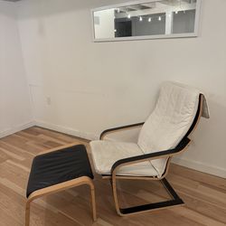 IKEA Arm chair and Ottoman