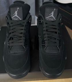 Jordan black cats size 10.5