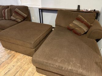 Brown Section couches