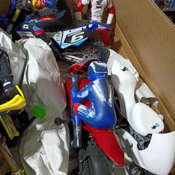 4 RC Motorcycles Good Condition W/O Radio