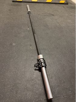 Titan fitness power bar barbell home gym equipment