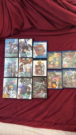 Huge Gundam Anime Blu-ray & DVD Lot Universal Century + Gundam 00 Bandai