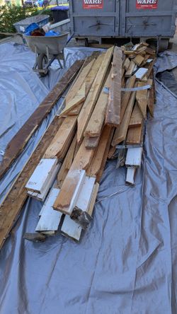 Free Used Wood From Roof Demo
