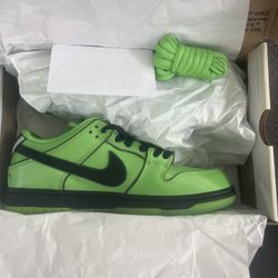 Nike Sb Dunk Low Powerpuff Girls Buttercup 