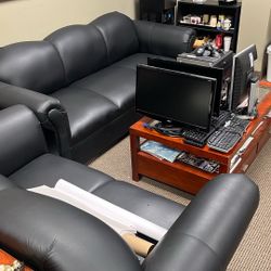 Sofa Set (3 +2 = Seats 5 Total)