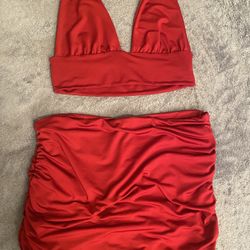 Halter Top & Skirt Outfit 