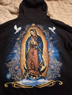 Virgin de guadalupe hoodie sweater