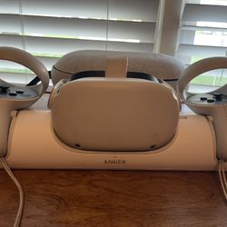 Oculus Quest 2 With Charging Base And Oculus Case