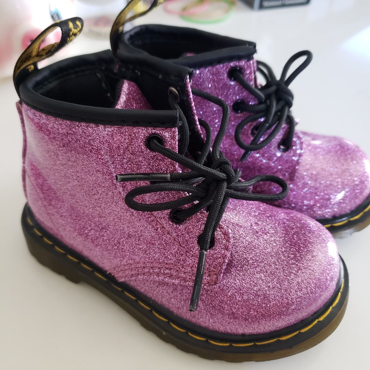 Toddlers Girls Doc Martens Glitter Boots
