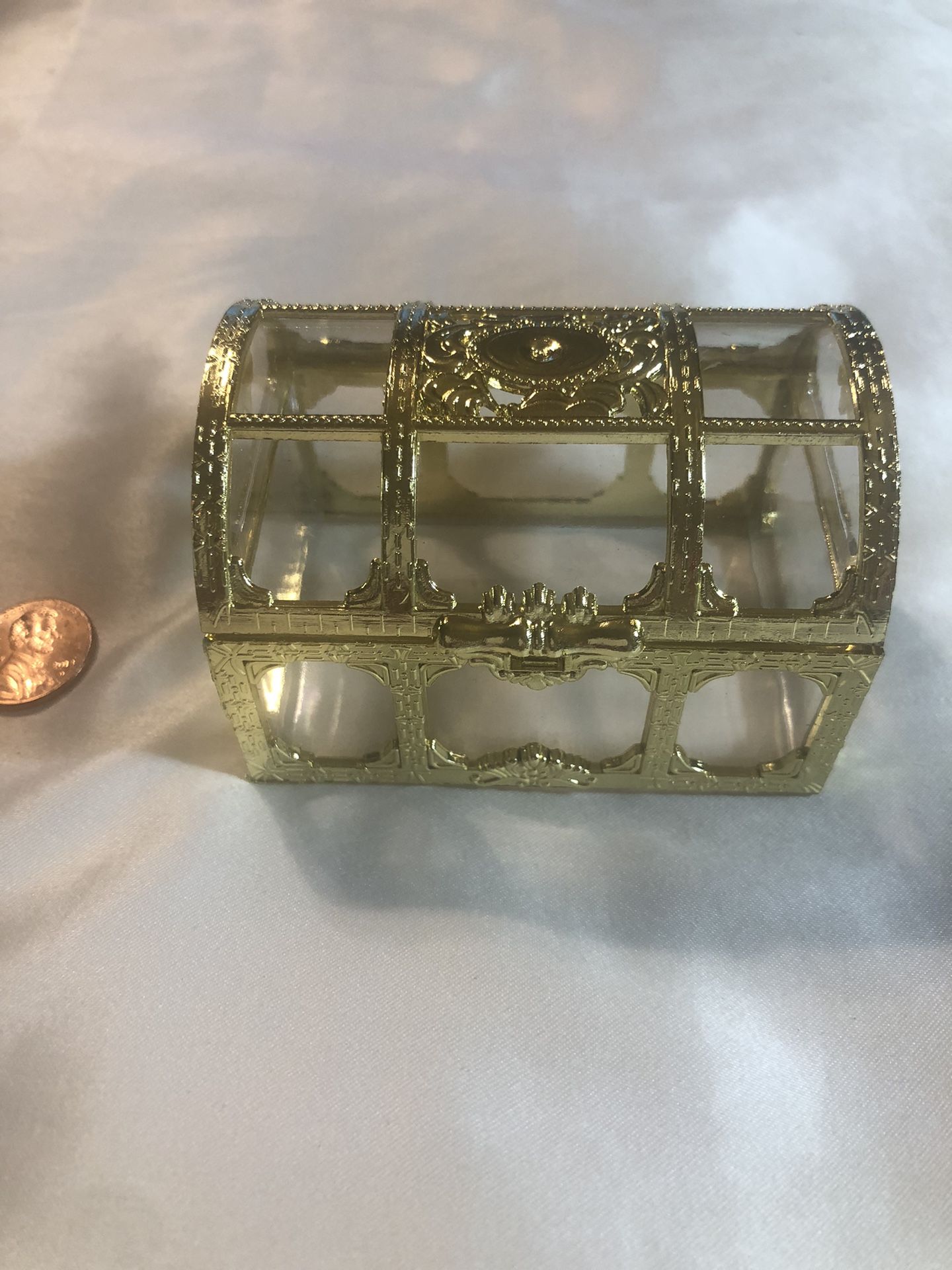 Gold Tone Accessory Box 