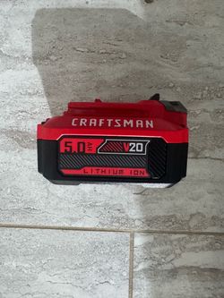 CRAFTSMAN Battery 20 -Volt, 5 Ah 1 -Pack Lithium Ion BRAND NEW
