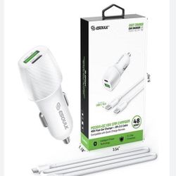 FAST CAR CHARGER + 3ft.   C to C CABLE