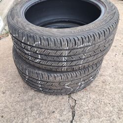 2 CONTINENTAL 245 45 17 TIRES GREAT SHAPE 