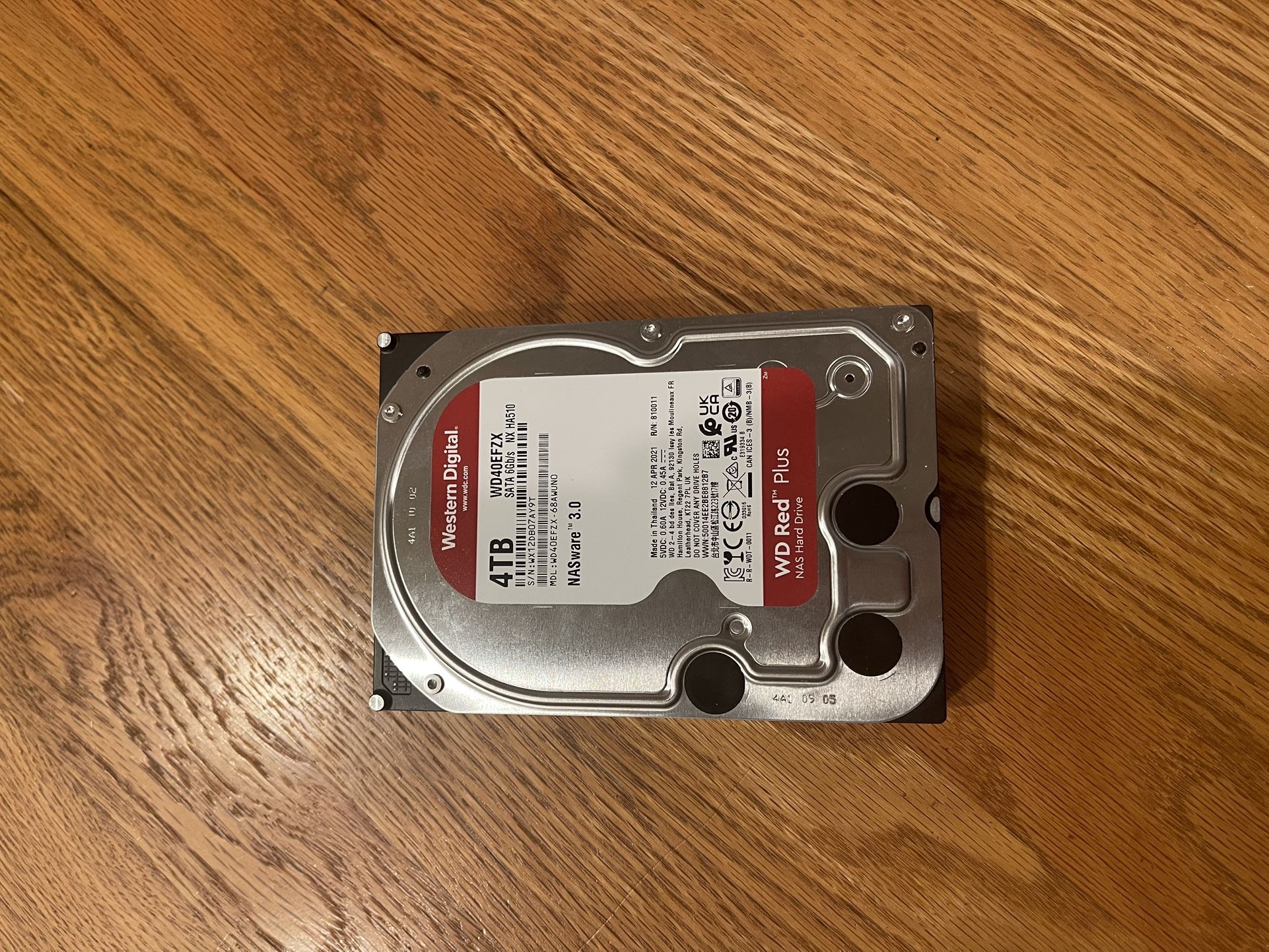 WD Red 4TB HDD Hard Drive For Gaming PC Parts For Sale