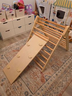 Piccalio Wooden Kids Climbing Triangle