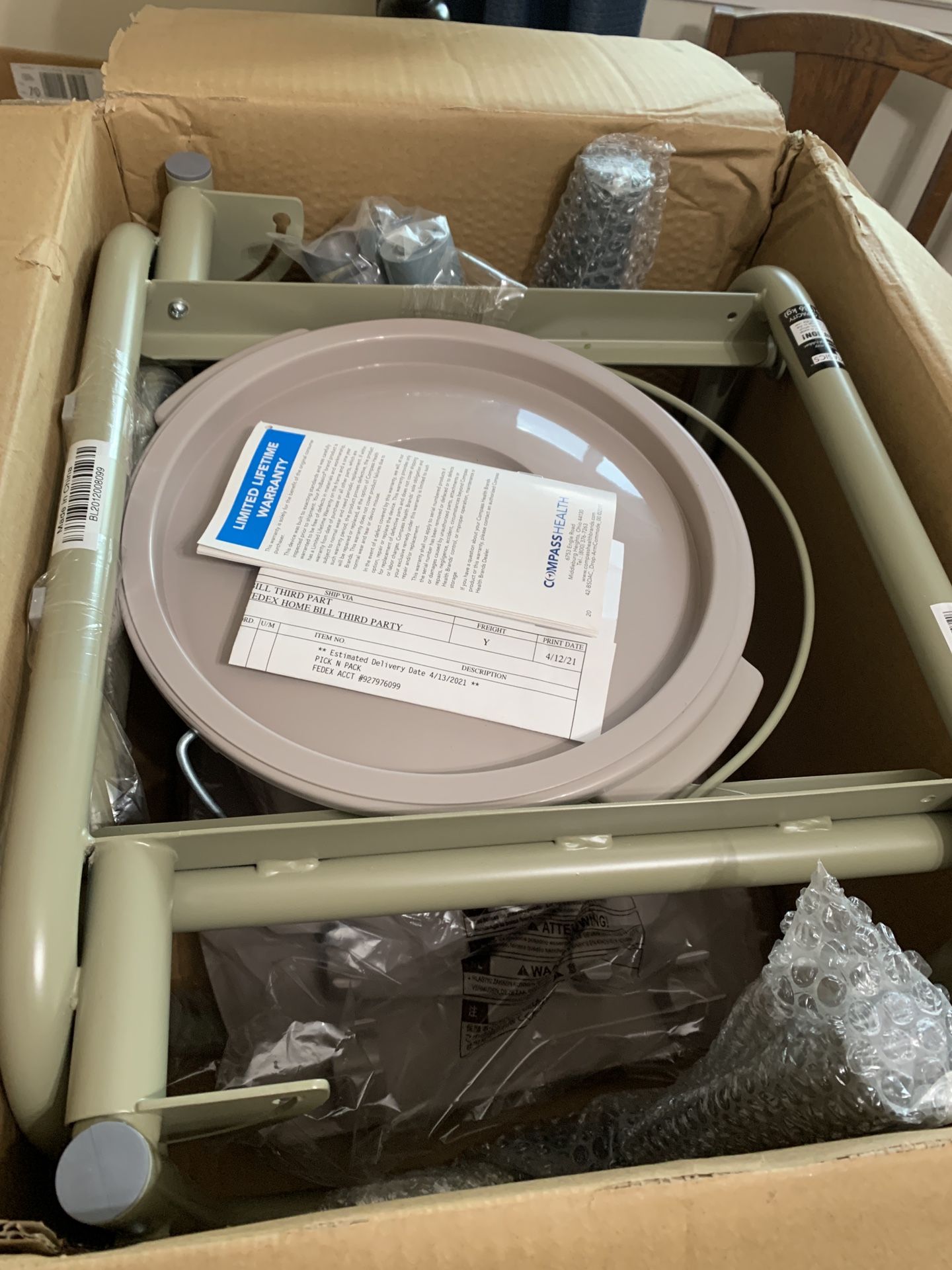 Probasics Drop Arm Commode