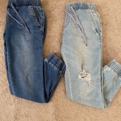 New York & Company Denim Joggers 
