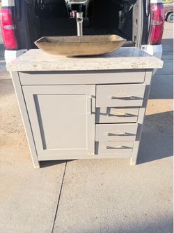 Vanity sink Bathroom sink bathroom cabinet
