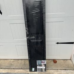 New One Pair Raised Panel Black Shutters 15” x 63”. You Pickup