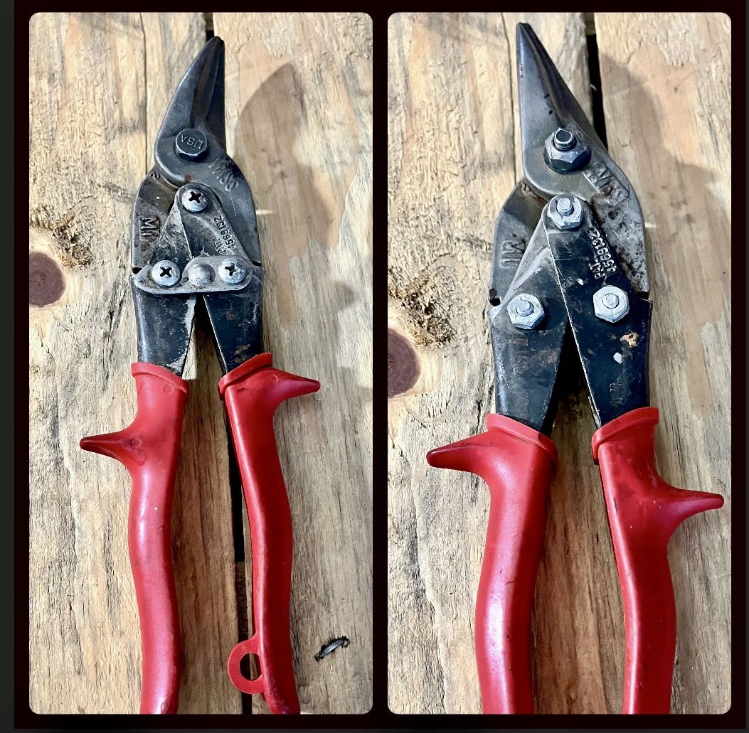Vintage WISS M1 9.75" Sheet Metal Wire Cutter Tin Snips Shears Pliers Made in USA 🇺🇸!!!