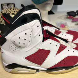 Used Jordan 6 Carmines Size 11 Men’s 