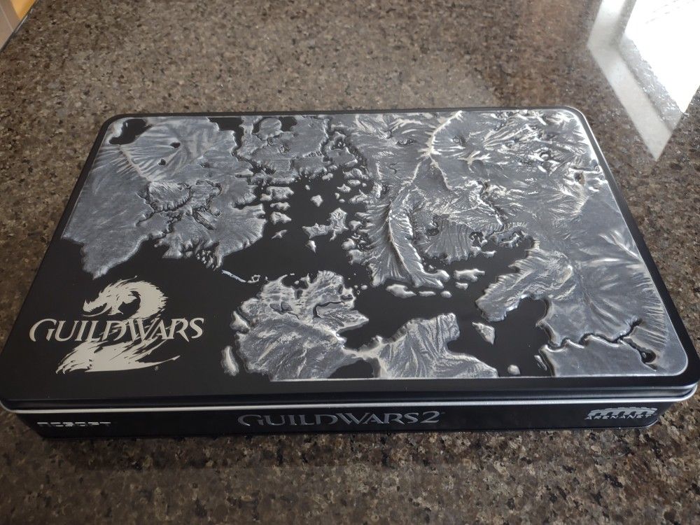 Guild Wars 2 Collectors Edition Tin Box w/Book Art Prints, Frame, Soundtrack, & Game