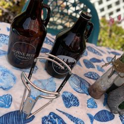 Growler (Bike) Mount (2) Growlers 64oz