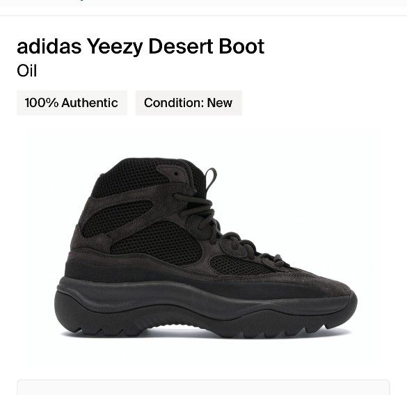 Yeezy Desert Boot Oil Size 5