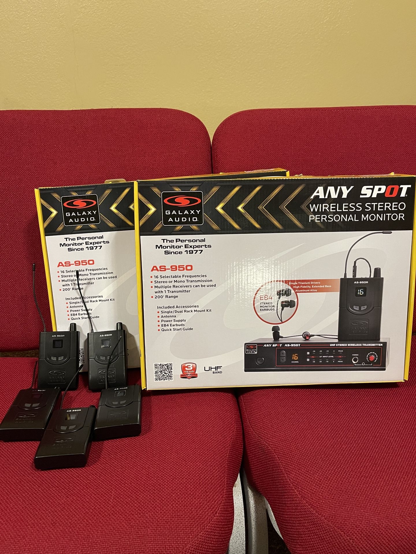Galaxy Audio AS-950 In-ear Monitor System