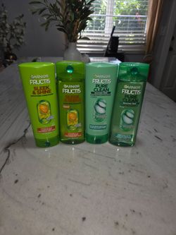 Garnier Fructis shampoo & conditioner $2 each bottle