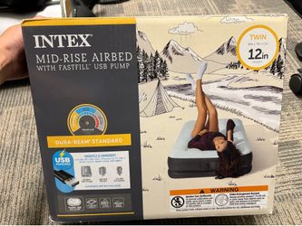 Twin Intext Airbed w/ USB Pump (2 Available)
