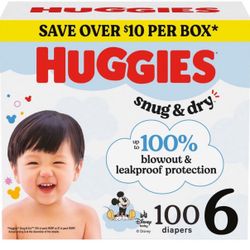 HUGGIES SIZE 6 ….  $40.00