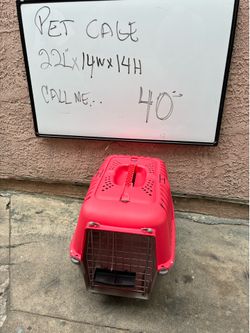 Pet caged