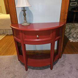 Red DISPLAY TABLE 