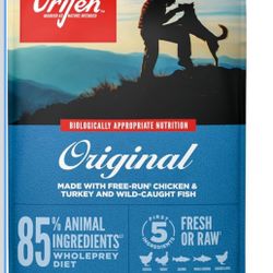 ORIJEN Grain Free High Protein Dry Dog Food Original Recipe 23.5lb Bag