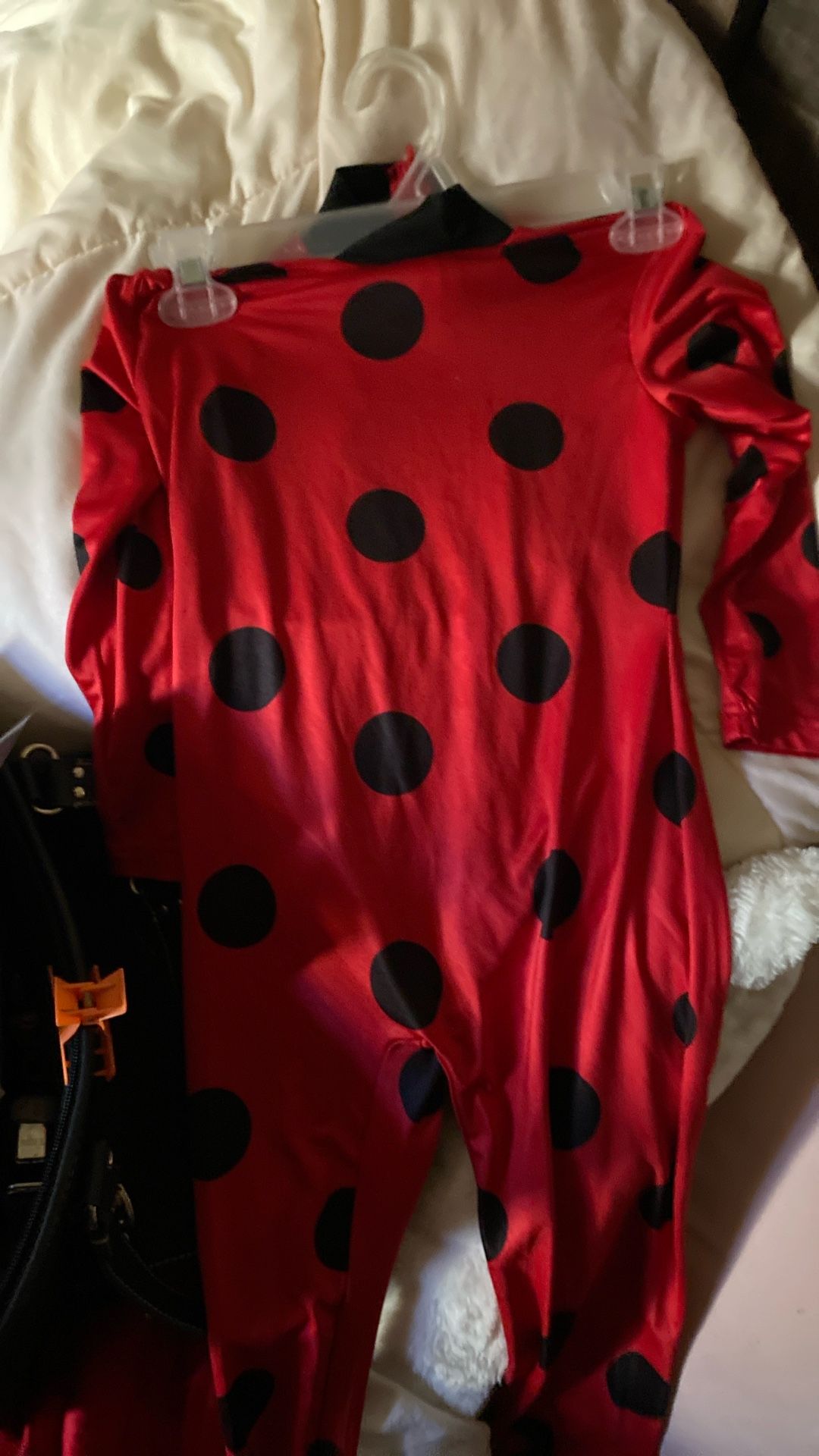 Kids~ladybug jumpsuit Costume