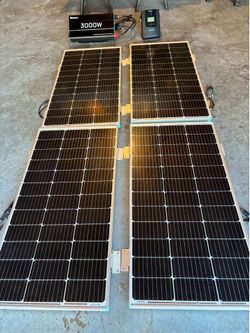 Renogy 400w solar/3000w inverter/40a MPPT controller