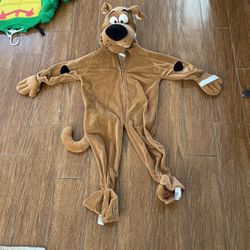 Toddler Scooby Doo costume five tea can