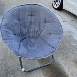 Plush Saucer Chair